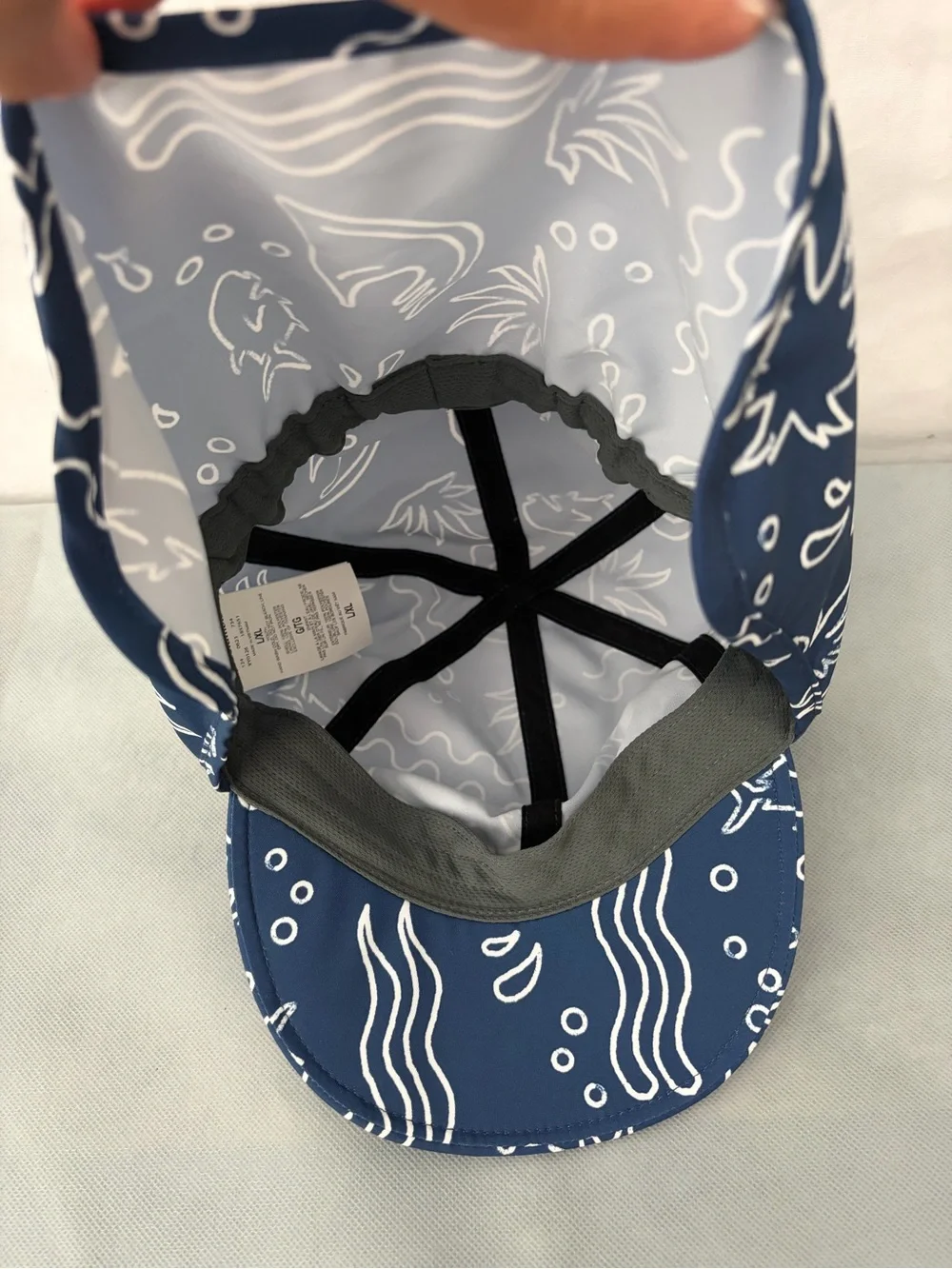 Columbia Kids Youth Ocean Print Sun Hat L/XL - New w/o Tags (F220)